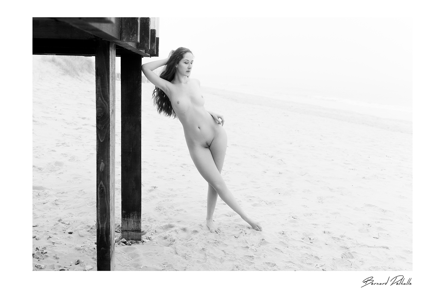 La plage Bernard Delhalle Auteur Photographe Nus Artistique